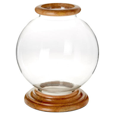Hampstead Hurricane Large Glass Candle Holder