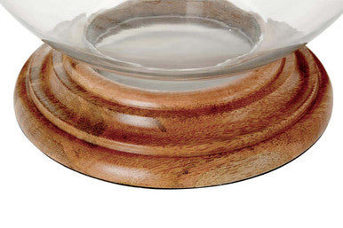 Hampstead Hurricane Large Glass Candle Holder