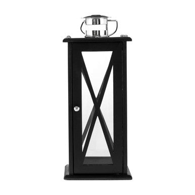 Large Black Criss Cross Lantern | Hampstead