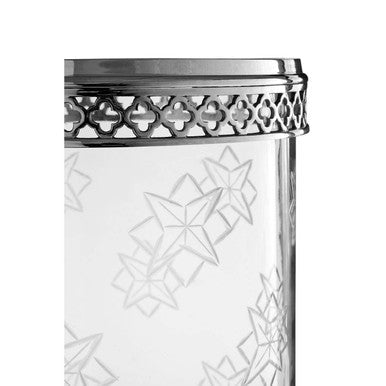 Hurricane Candle Holder with Nickel Finish | Fizzah
