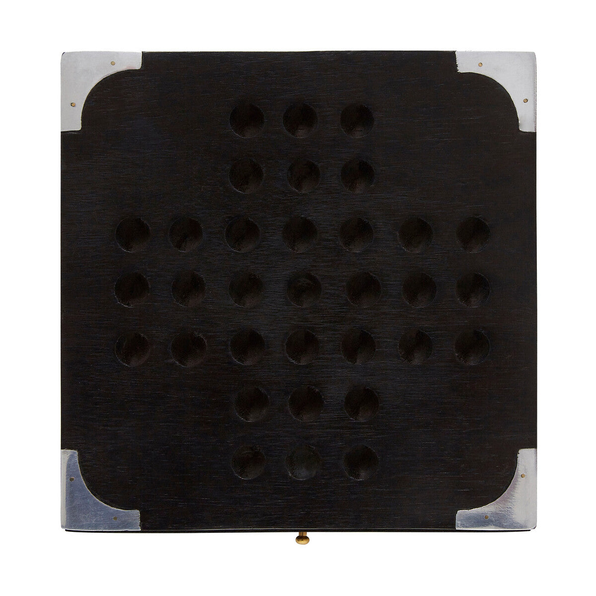 Black Sheesham Wood Solitaire Games Box | Churchill Games