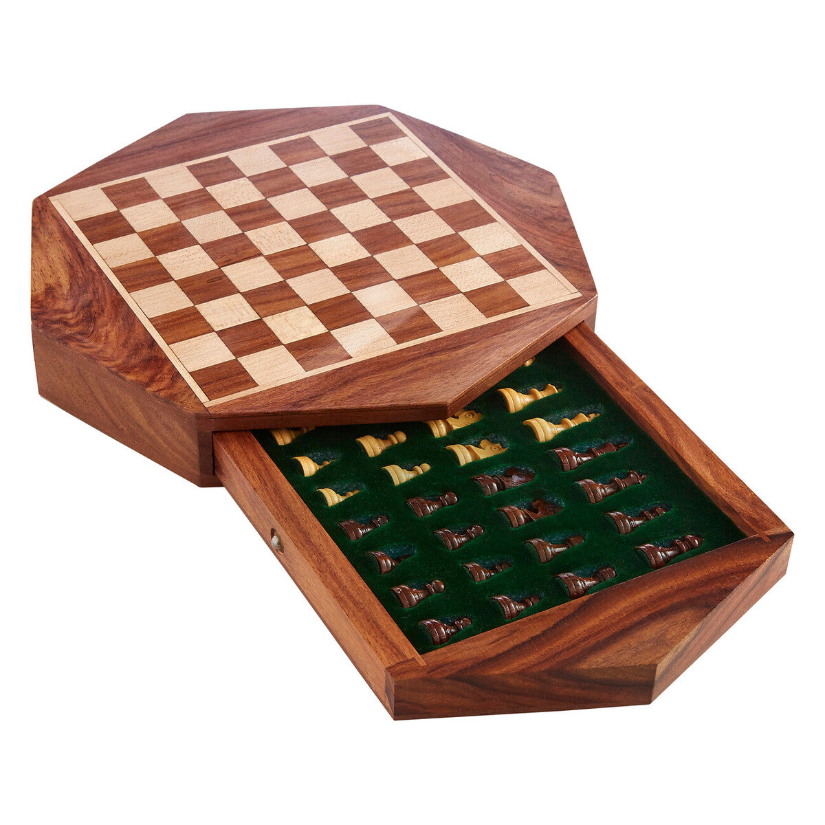 Octagonal Magnetic Chess Game | Churchill Games