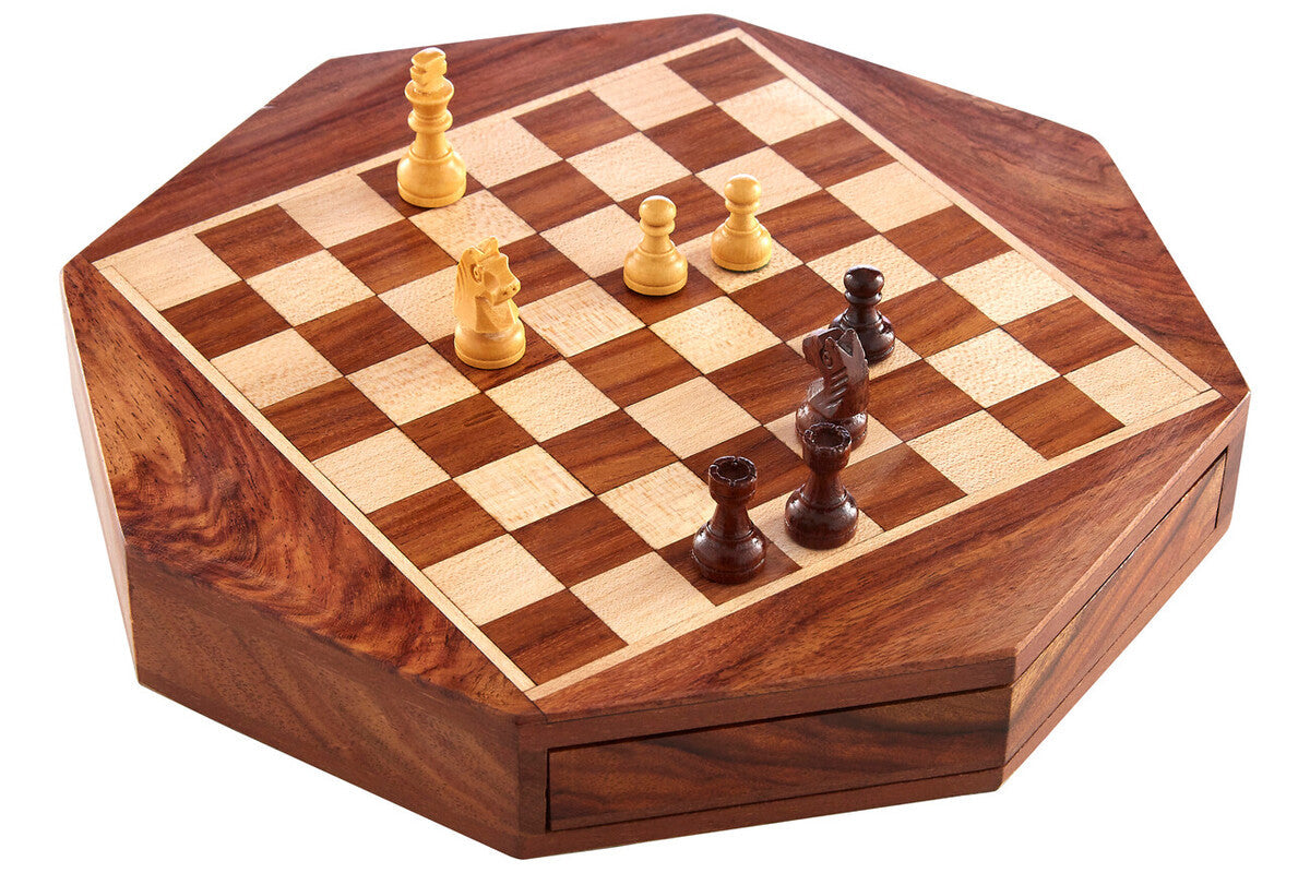 Octagonal Magnetic Chess Game | Churchill Games