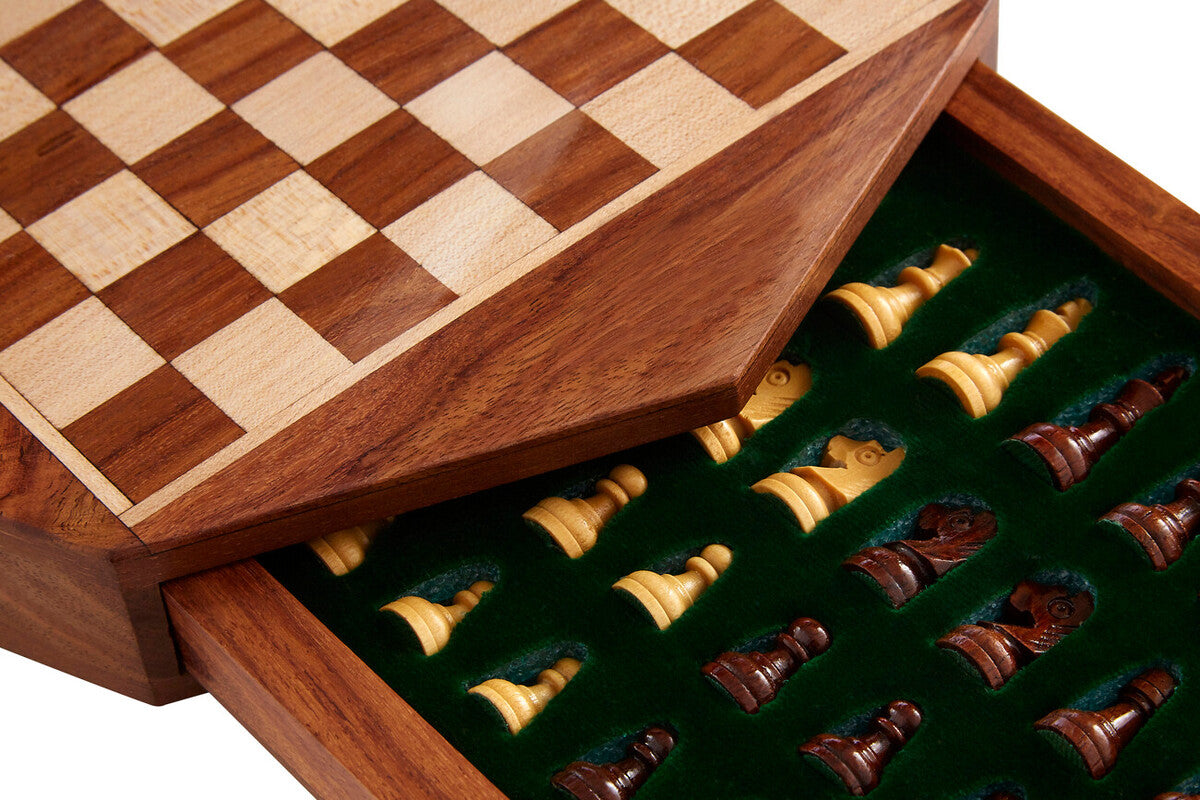 Octagonal Magnetic Chess Game | Churchill Games