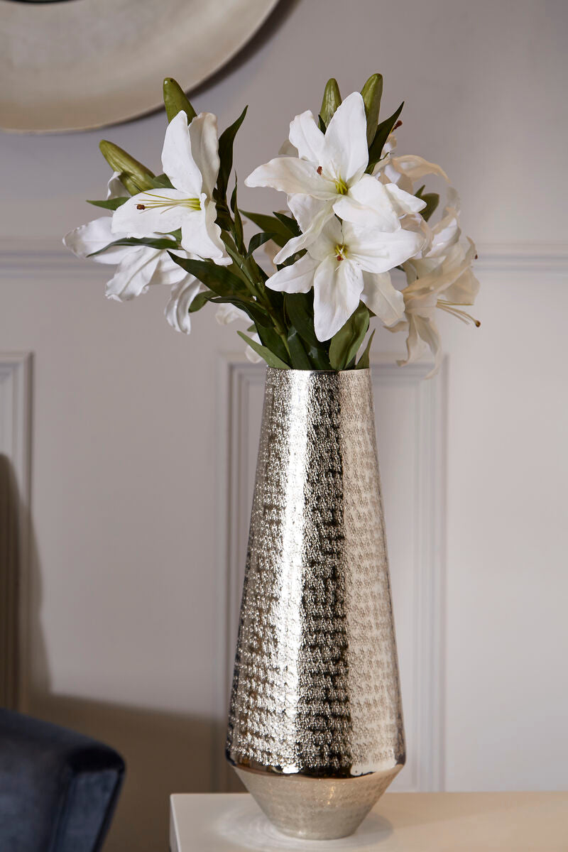 Kensington Townhouse Silver Large Vase | Safia