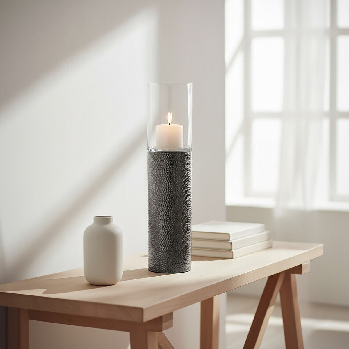 Martele Large Pillar Candle Holder