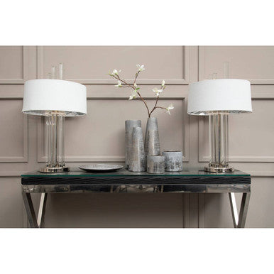 Silver and Grey Decorative Plate | Embra