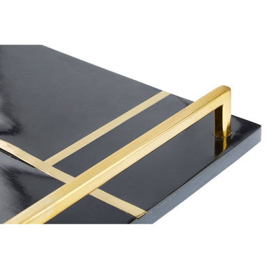 Odell Black and Gold Tray