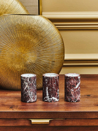 Small Gold Finish Round Vase | Estrella