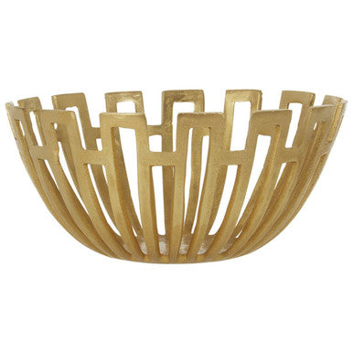 Delphi Large Gold Finish Bowl