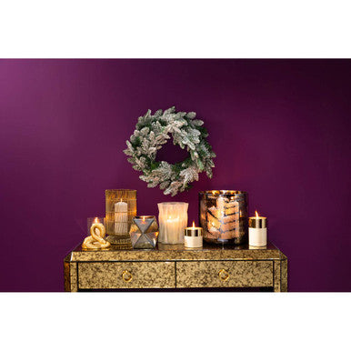 Large Iridescent Glass Candle Holder | Rambia