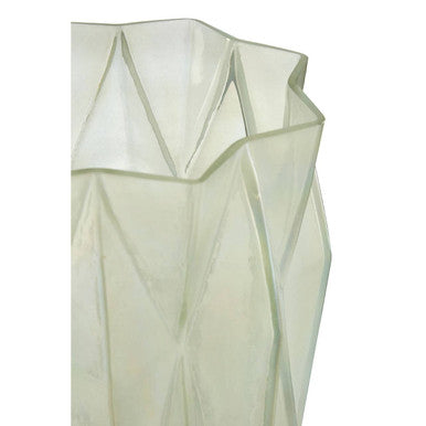 Large Iridescent Glass Candle Holder | Rambia