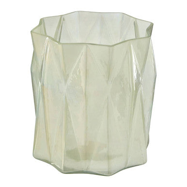 Small Iridescent Glass Candle Holder | Rambia
