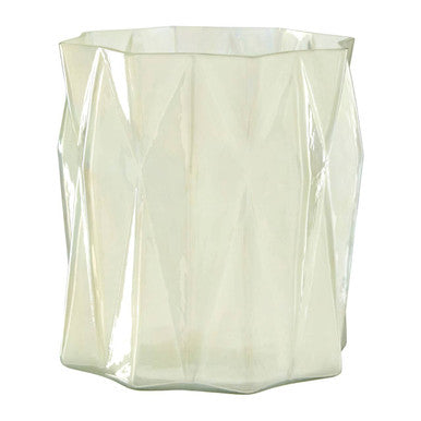 Small Iridescent Glass Candle Holder | Rambia