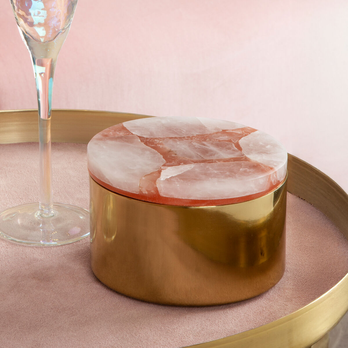 Bowerbird Small Quartz Trinket Box