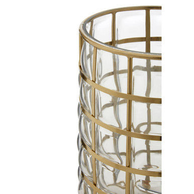 Medium Blown Glass Hurricane Lamp | Martina