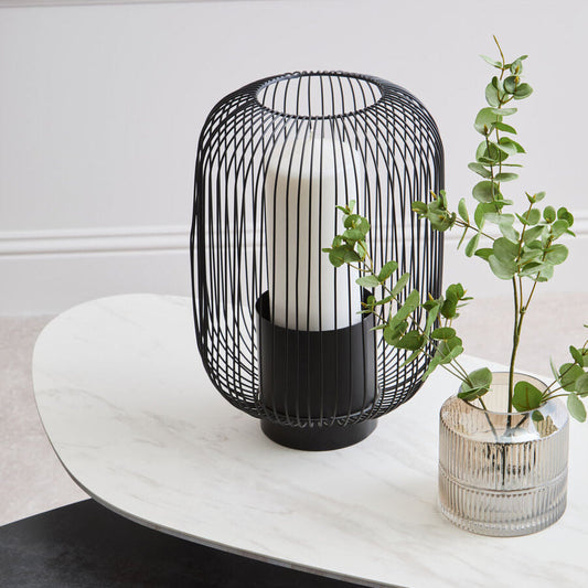 Trento Large Black Lantern