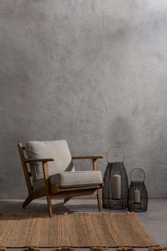 Trento Black Finish Large Lantern