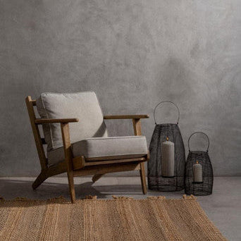 Trento Black Finish Large Lantern