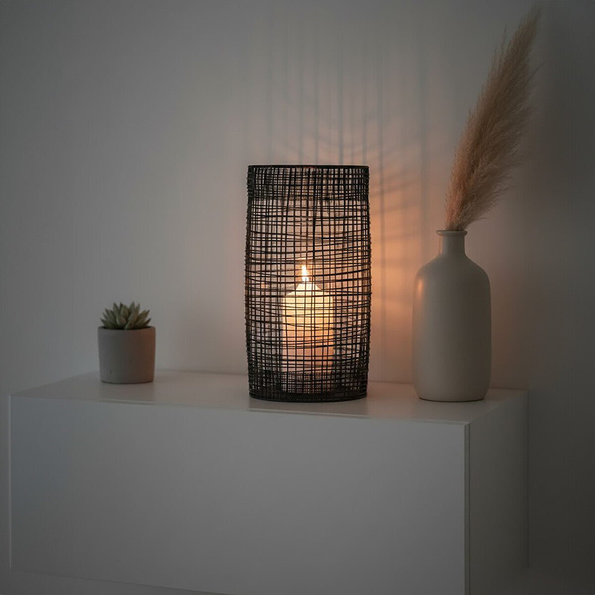 Trento Cylindrical Tall Lantern