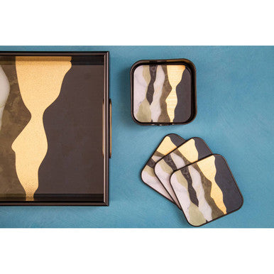 Celina Set Of Four Square Coasters