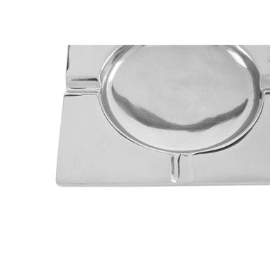 Nickel Finish Square Ashtray | Churchill