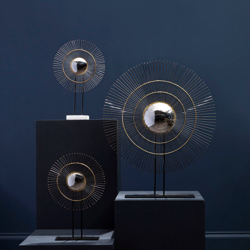 Mirano Metallic Finish Quill Sculpture