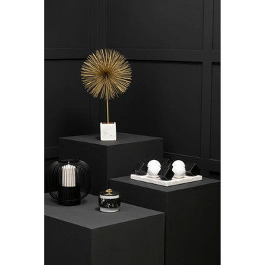 Mirano Gold Finish Starburst Sculpture