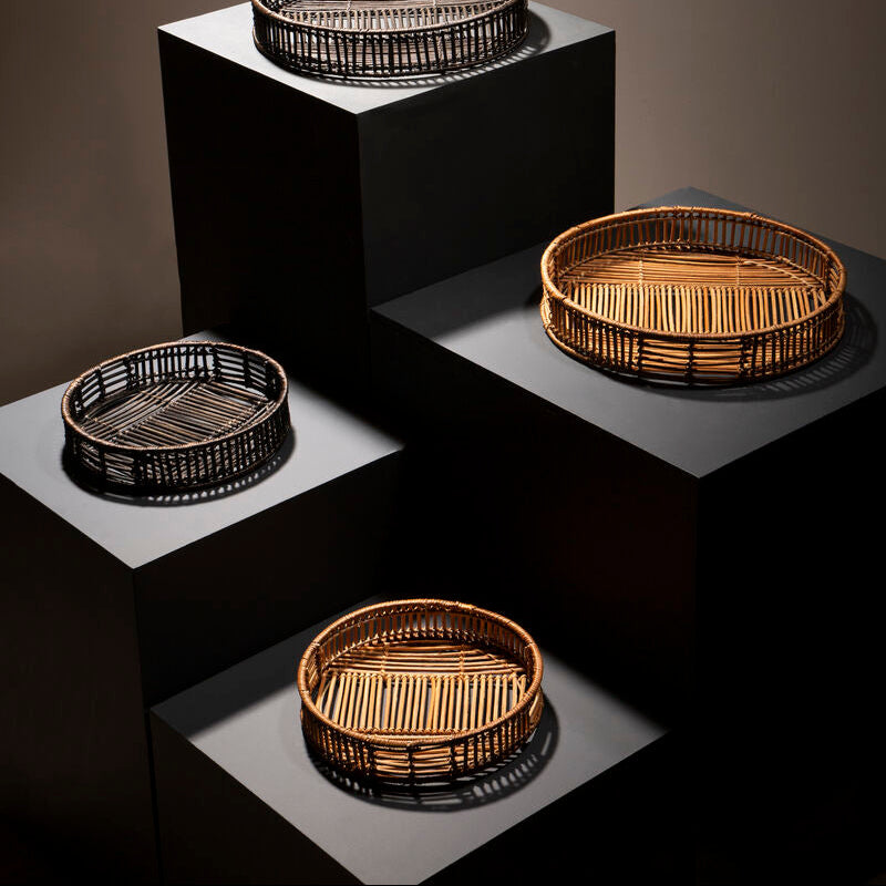 Batu Set Of 2 Natural Rattantrays