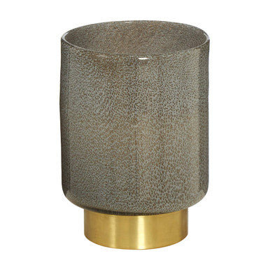 Small Grey and Gold Vase | Cleo
