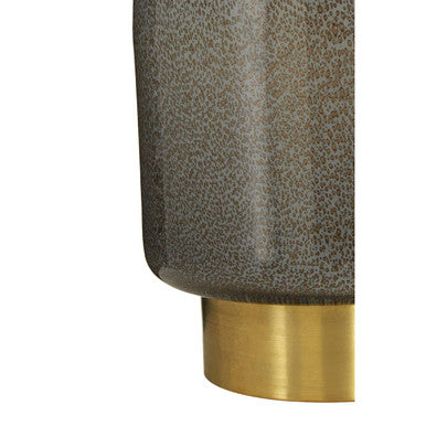 Small Grey and Gold Vase | Cleo