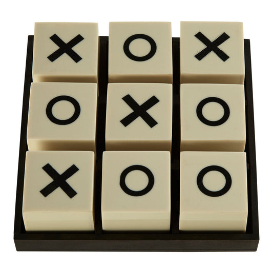 Churchill Games Small White and Black Noughts & Crosses Game