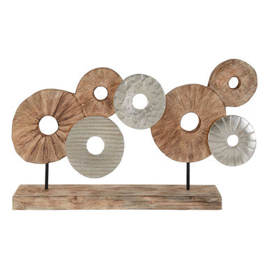Element 7 Disc Wooden Sculpture