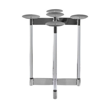 Lucita Silver Candelabra.