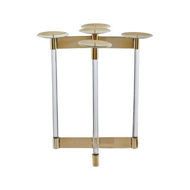 Gold Finish Candelabra | Lucita