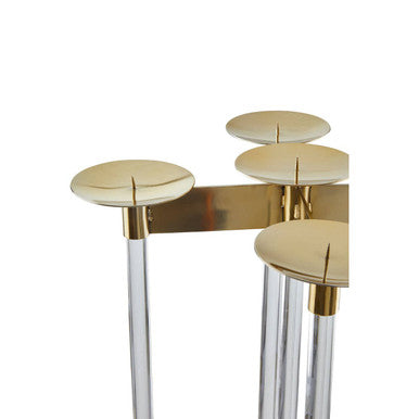 Gold Finish Candelabra | Lucita