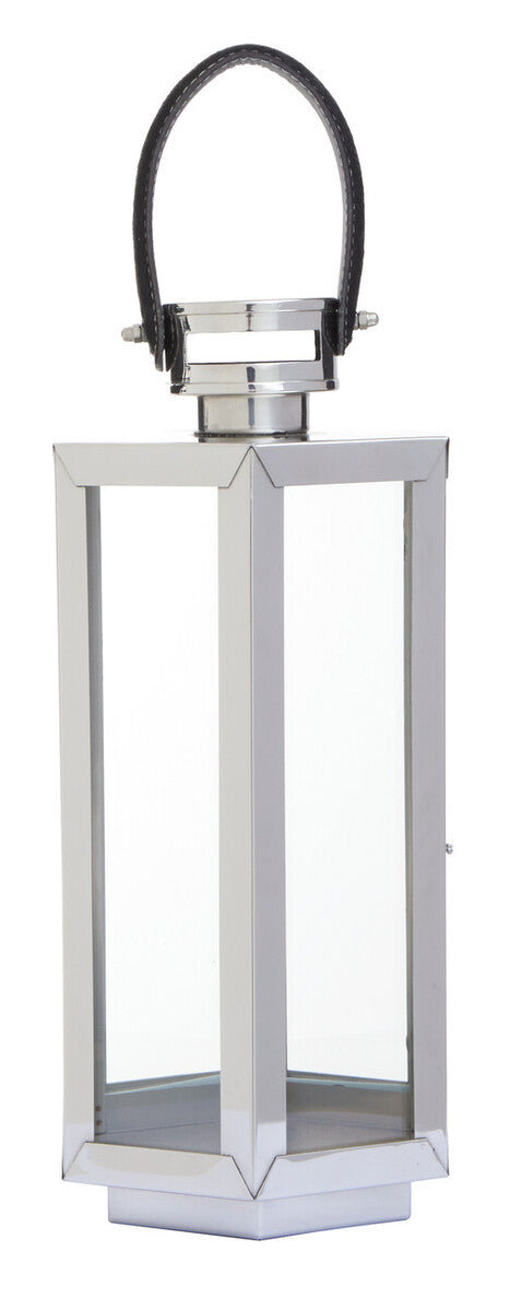Herber Small Silver Finish Lantern