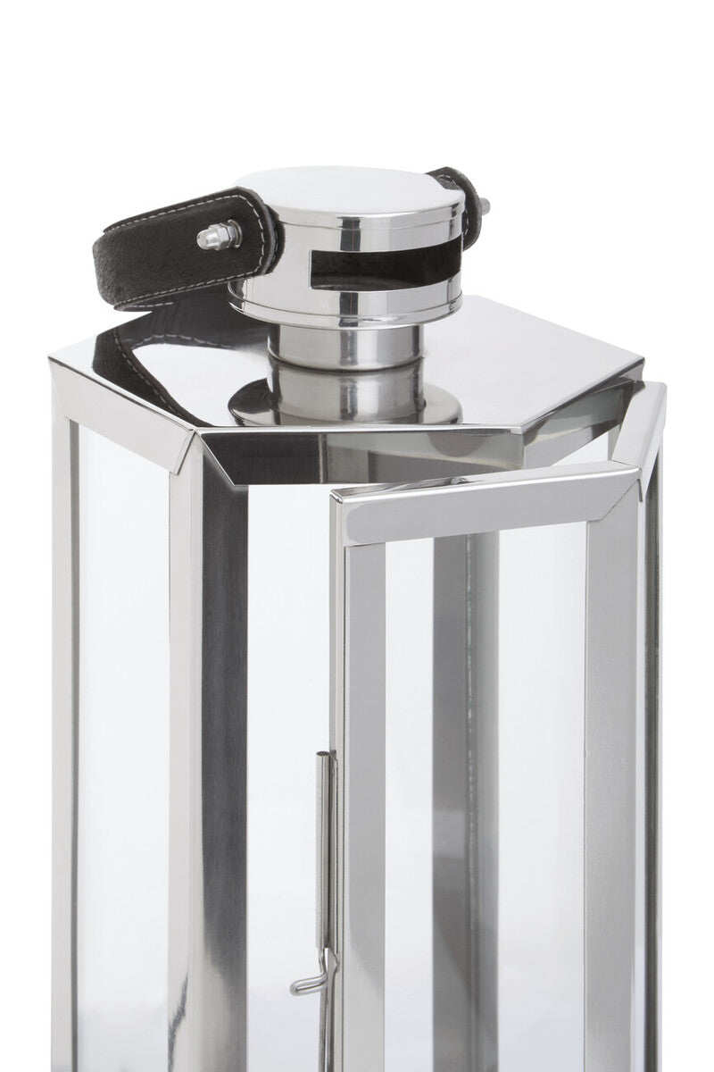 Herber Small Silver Finish Lantern
