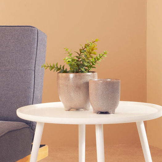 Calcita Natural Speckled Small Planter