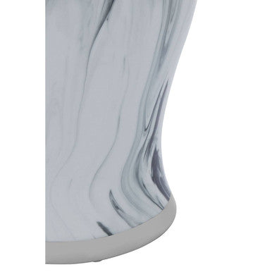 Marmo Grey and White Marble Effect Small Ceramic Jar
