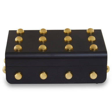 Small Black and Gold Trinket Box | Frida