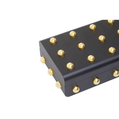 Small Black and Gold Trinket Box | Frida