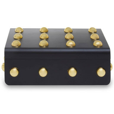 Large Black and Gold Trinket Box | Frida