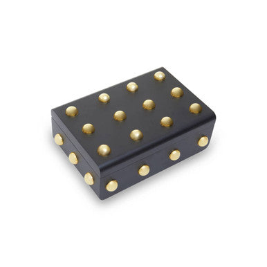 Large Black and Gold Trinket Box | Frida