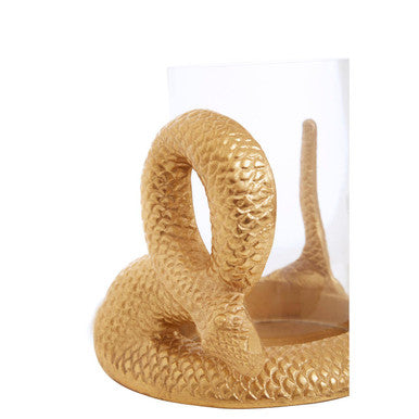 Gold Candle Holder | Serpent
