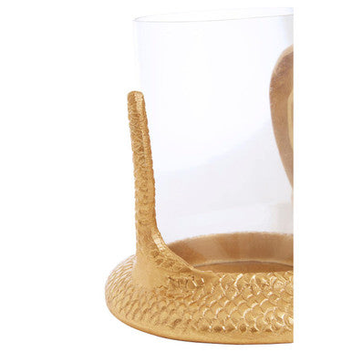 Gold Candle Holder | Serpent