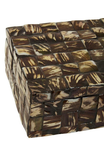 Branna Large Natural Shell Detail Box