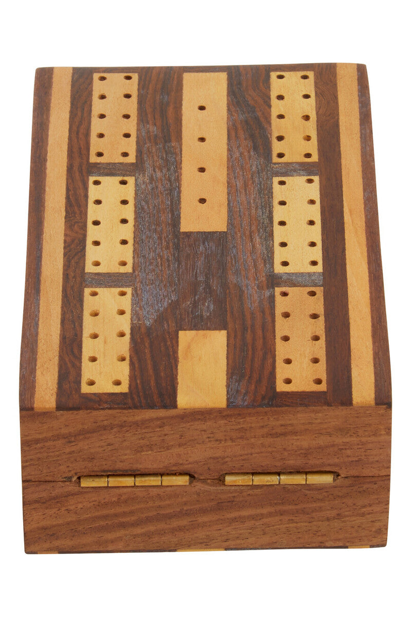 Churchill Games Sheesham Wood Cribbage Set