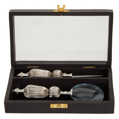 Magnifying Glass and Letter Opener with Box | Churchill