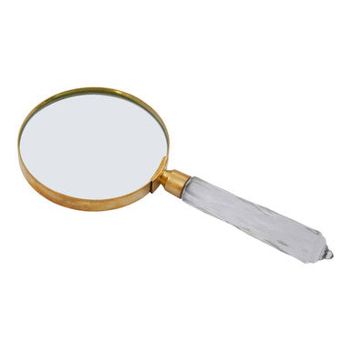 Churchill Antique Gold Finish Magnifying Glass